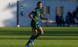 Cora Zicai of VfL Wolfsburg plays during the VisitMalta Women Club Trophy soccer match bet...