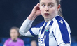Ella Haughey of West Bromwich Albion looks around during the Adobe Women's FA Cup Fourth R...