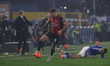 Niclas Fullkrug of AC Milan is in action during the Serie A match between Como 1907 and AC...