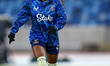 Toni Payne of Everton warms up during the Adobe Women's FA Cup Fourth Round match between...