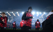 Rafael Leao of AC Milan warms up during the Serie A match between Como 1907 and AC Milan a...