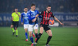 Adrian Rabiot of AC Milan plays during the Serie A match between Como 1907 and AC Milan at...