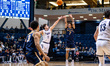 ELI BEARD (7) of the Drexel Dragons attempts a three-point field goal during an NCAA men's...