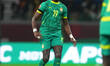 Mouss Niakhate of Senegal  controls the ball  during the quarter final match between Seneg...