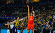 Josep Puerto, #2 of Valencia Basket, plays during the EuroLeague Regular Season Round 22 m...