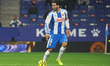 Leandro Cabrera plays during the match between RCD Espanyol and Girona FC, corresponding t...