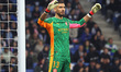 Paulo Gazzaniga plays during the match between RCD Espanyol and Girona FC, corresponding t...