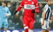 Morgan Whittaker of Middlesbrough FC looks around as he moves during the Sky Bet Champions...
