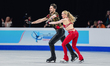 Mariia Ignateva and Danijil Leonyidovics Szemko of Hungary compete in the Ice Dance Rhythm...