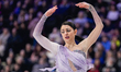 Julia Sauter of Romania competes in the Women's Free Skating during the ISU European Figur...