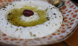 Labneh with thyme is seen on a table in this illustration photo taken in Giza, Egypt on Ja...