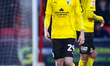 Tom Barkhuizen of Barrow AFC looks around during the Sky Bet League 2 match between Crewe...