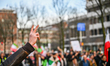 A demonstration linked to the situation in Iran takes place in The Hague, Netherlands, on...