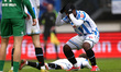 Amourricho van Axel Dongen of SC Heerenveen looks disappointed during the match SC Heerenv...