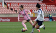 In London, England, on January 18, 2026, Leicester City's Hannah Cain plays during the Ado...