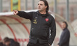 Giovanni Tedesco, head coach of AC Perugia Calcio, gestures during the match between AC Pe...