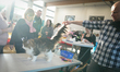 Participants are seen with their felines at the 76th International Show of Purebred Cats i...