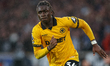Mateus Mane of Wolverhampton Wanderers races forward during the Premier League match betwe...