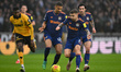 Kieran Trippier of Newcastle United runs with the ball during the Premier League match bet...