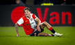 SC Feyenoord Rotterdam midfielder Luciano Valente plays during the match between SC Feyeno...