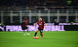 Ardon Jashari of AC Milan is in action during the Serie A match between AC Milan and US Le...