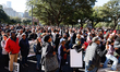 Hundreds gather at the Texas State Capitol in Austin, Texas, on January 19, 2026, for the...