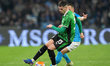 Luca Lipani of US Sassuolo plays during the Serie A match between SSC Napoli and US Sassuo...