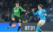 Scott McTominay of SSC Napoli plays during the Serie A match between SSC Napoli and US Sas...