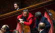Mathilde Panot, President of the La France insoumise (LFI) parliamentary group and Nouveau...
