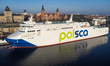 The new Ro-Pax ferry Jantar Unity, operated by Unity Line under the POLSCA Baltic Ferries...