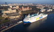 The new Ro-Pax ferry Jantar Unity, operated by Unity Line under the POLSCA Baltic Ferries...