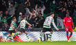 Luis Suarez of Sporting CP celebrates his goal during the UEFA Champions League 2025/26 Le...