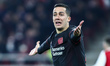 Lucas Vazquez of Bayer 04 Leverkusen is in action during the UEFA Champions League, League...