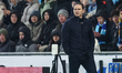 Frank Lampard, manager of Coventry City, watches play during the Sky Bet Championship matc...