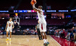 Derrian Ford (22) of the Temple Owls attempts a three-point field goal during an NCAA men'...