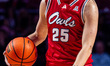 Niccolo Moretti, 25, of the Florida Atlantic Owls possesses the ball during an NCAA men's...