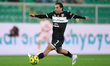 Daniele Verde of Spezia Calcio plays during the Serie B match between Palermo FC and Spezi...