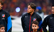 Giuliano Simeone of Atletico Madrid looks on before the UEFA Champions League match betwee...