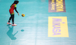 Megawati Hangestri participates in the 2026 Proliga Indonesian Volleyball League match bet...