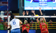 Anastasia Guerra participates in the 2026 Proliga Indonesian Volleyball League match betwe...