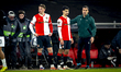 SC Feyenoord Rotterdam defender Jan Plug and SC Feyenoord Rotterdam forward Ahaqueel van P...
