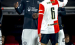 SK Sturm Graz defender Jeyland Mitchell and SC Feyenoord Rotterdam midfielder Inbeom Wang...