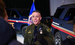 Border Patrol Commander Gregory Bovino speaks to the media after U.S. Vice President JD Va...