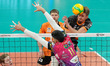Krage Florian of Berlin Recycling Volleys is in action during the match between Sir Sicoma...