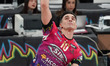 Ben Tara Wassim of Sir Sicoma Monini Perugia is in action during the match between Sir Sic...