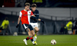 SC Feyenoord Rotterdam midfielder Luciano Valente and SK Sturm Graz midfielder Filip Rozga...