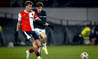 SC Feyenoord Rotterdam midfielder Luciano Valente and SK Sturm Graz midfielder Filip Rozga...