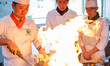 In Chengdu, Sichuan Province, China, on April 15, 2025, Chef and professor Zan Bowen perfo...