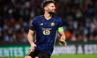 Oliver Giroud of Lille is in action during the Europa League match between Celta Vigo and...