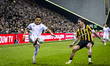 ADO Den Haag defender Steven van der Sloot and Vitesse defender Alexander Buttner play dur...